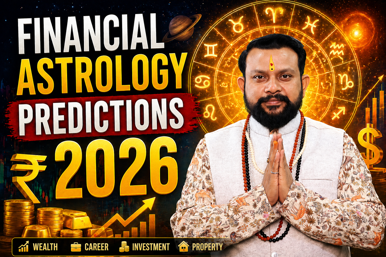 Financial Astrology Predictions 2026 — What the Planets Say About Money, Markets & Wealth